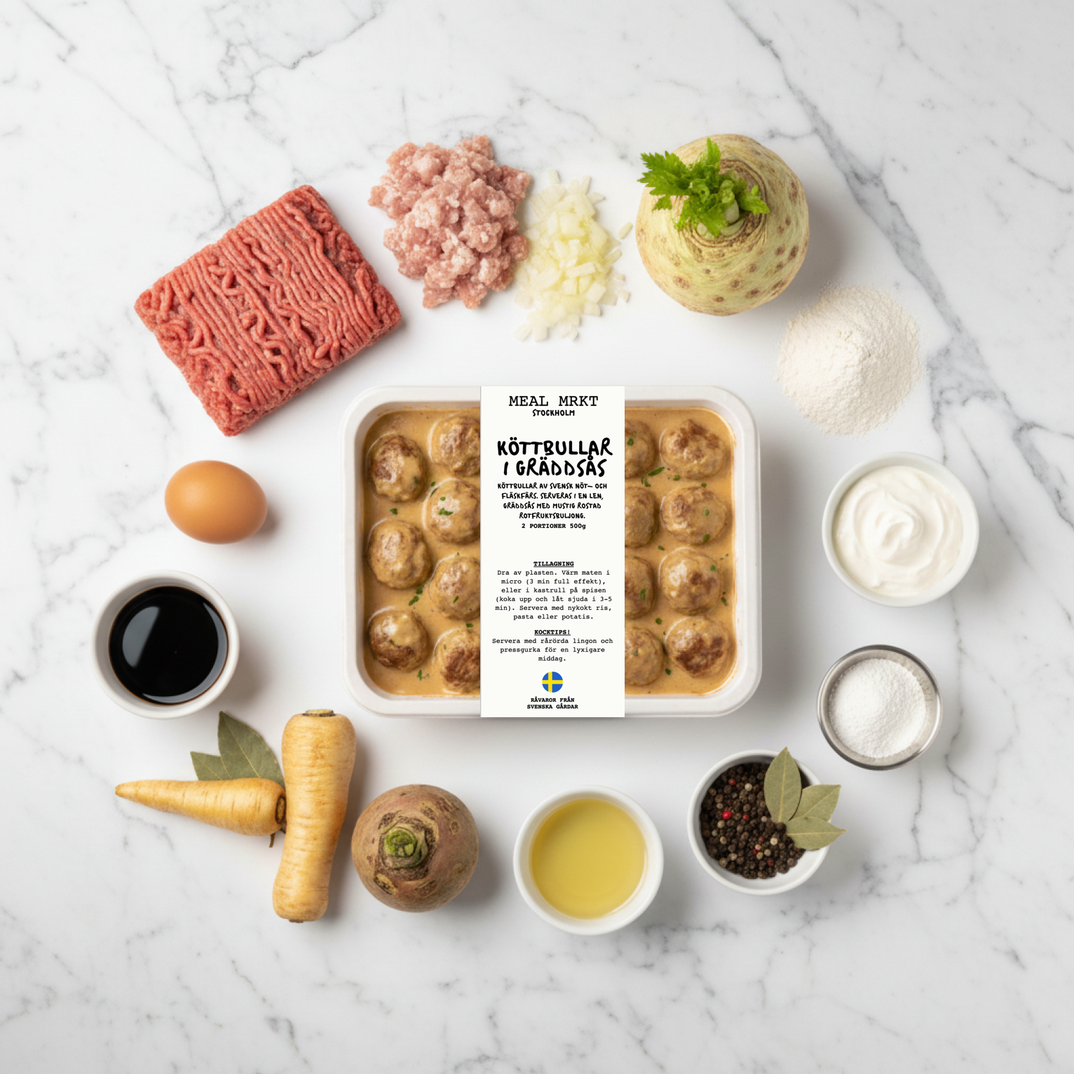 FÄRDIGLAGAD MIDDAG FRÅN GRUNDEN